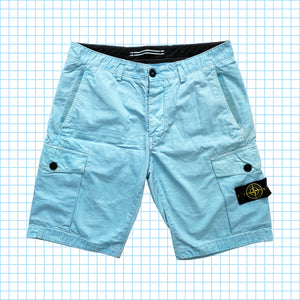 Stone Island Baby Blue Bermuda Shorts