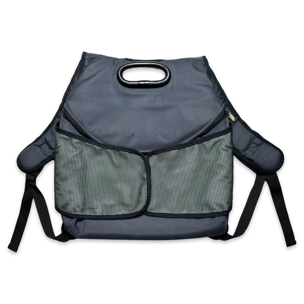 Slate Grey/Turquoise Modular Concealed Pocket Backpack
