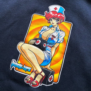 Vintage Hook-Ups Skateboards Nurse Hoodie - Medium