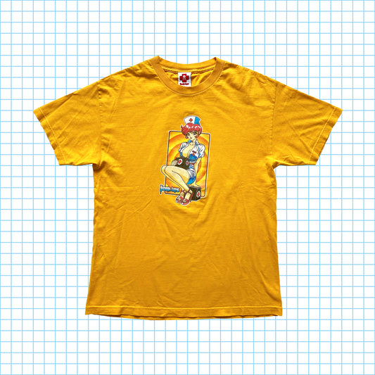 T-shirt d'infirmière Vintage Hook-Ups Skateboards - Grand