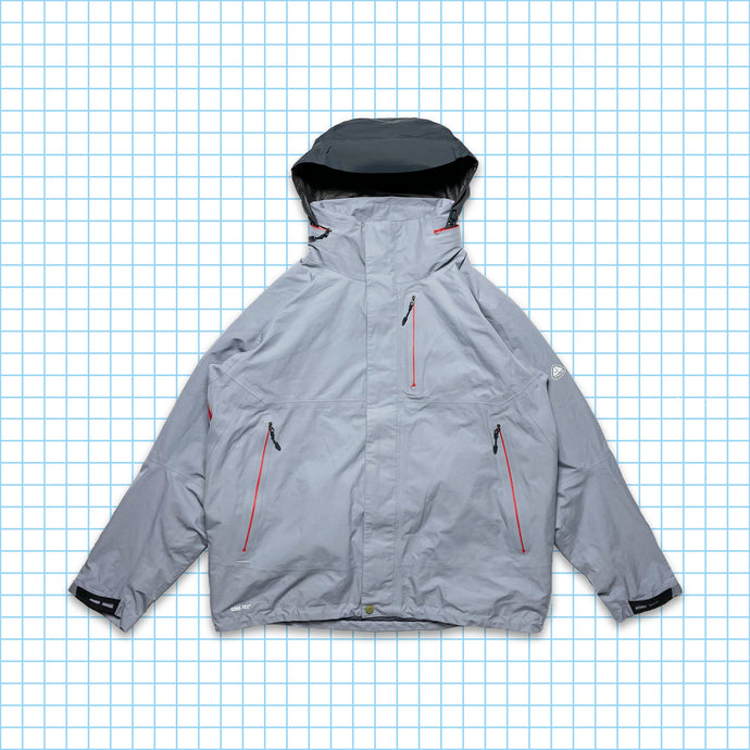 Nike ACG Light Grey Packable Hood Gore-Tex Tri-Pocket Jacket Fall 04’ - Extra Large / Extra Extra Large