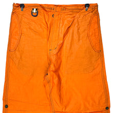 Load image into Gallery viewer, Early 2000&#39;s Maharishi Bright Orange Waxed Cotton Snopant - Large