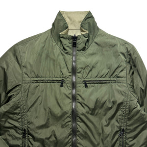Prada Sport 2in1 Reversible Light Green/Olive Nylon Jacket - Medium / Large