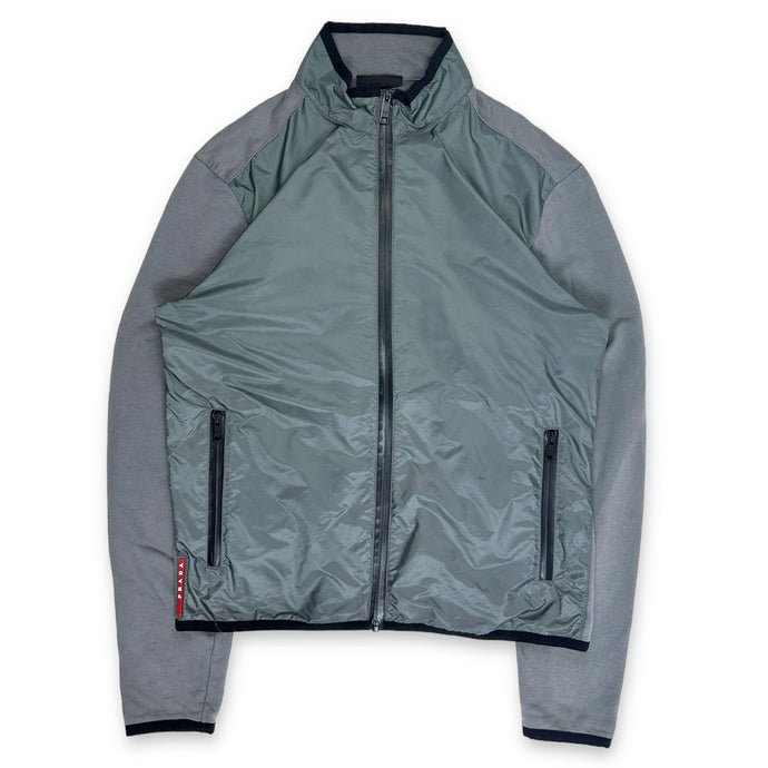 Prada Linea Rossa Nylon/Cotton Track Jacket - Medium / Large