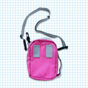Vintage Nike Pink Grid Side Bag