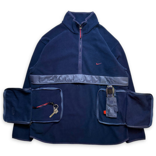 Nike 3D Pocket Fleece Half Zip du début des années 2000 - Grand / Extra Large