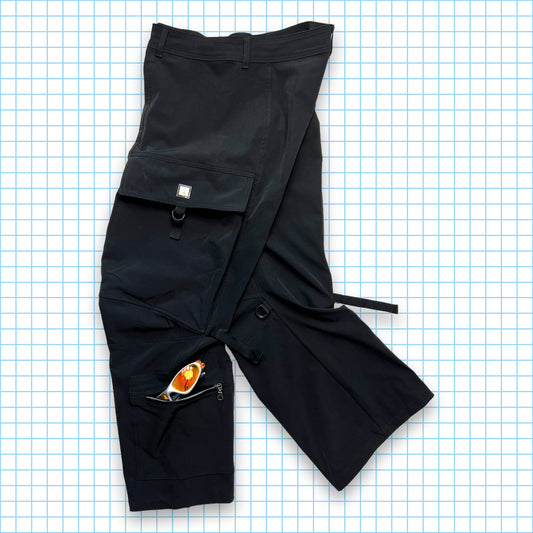 Marithé + François Girbaud Cargos multi-poches Jet Black - Taille 30-32"