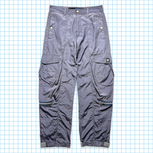 Marithé + François Girbaud Cargos multi-poches en nylon lilas - Petit