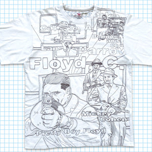 T-shirt brodé Pelle Pelle Mafia - Extra Large