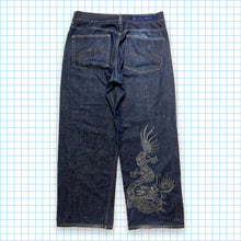 Load image into Gallery viewer, Vintage Maharishi Dragon Embroidered Selvedge Denim AW98&#39; - 34&quot; Waist