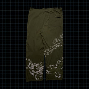 vintage Maharishi Light Blue 3M Brodé Snopants - Taille 34 » / 36 »