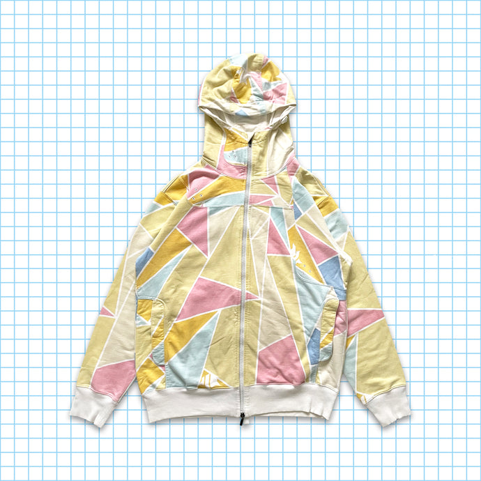 Vintage Maharishi Abstract Multicolour Pastel Hoodie - Extra Large