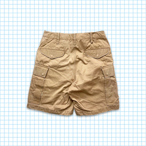 Vintage Maharishi Beige Dragon Embroidered Shorts - Small