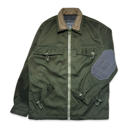 AW99/00 Maharishi Veste anti-pluie en laine 3M avec patch aux coudes - Extra Large