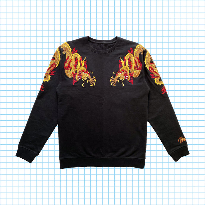 Sweat-shirt brodé Maharishi Sun Dragon AW19' - Petit