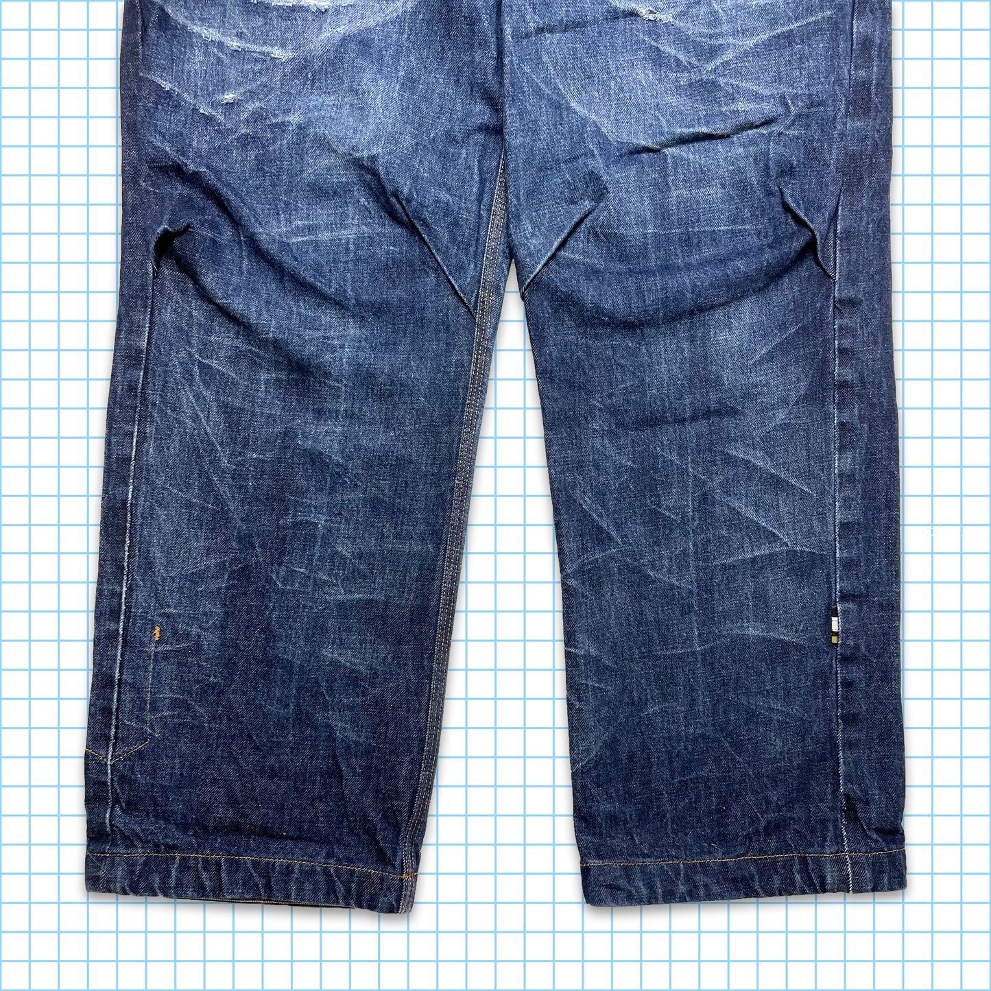 Vintage Maharishi Tonal Dragon Embroidered Selvedge Denim - 32" Waist