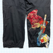 Load image into Gallery viewer, Vintage Maharishi Samurai Dragon Embroidered Stealth Black Snopants - Small / Medium