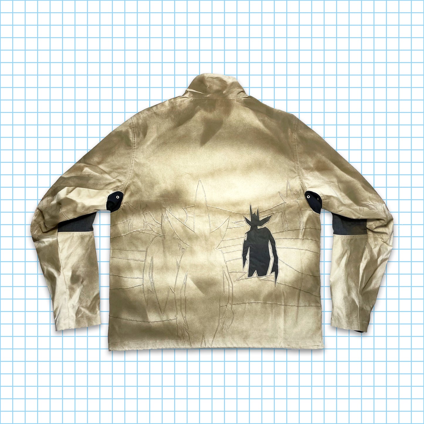 Maharishi x Futura 3M Blouse réfléchissante 'Pointman' à quart de zip AW00' - Grand / Extra Grand