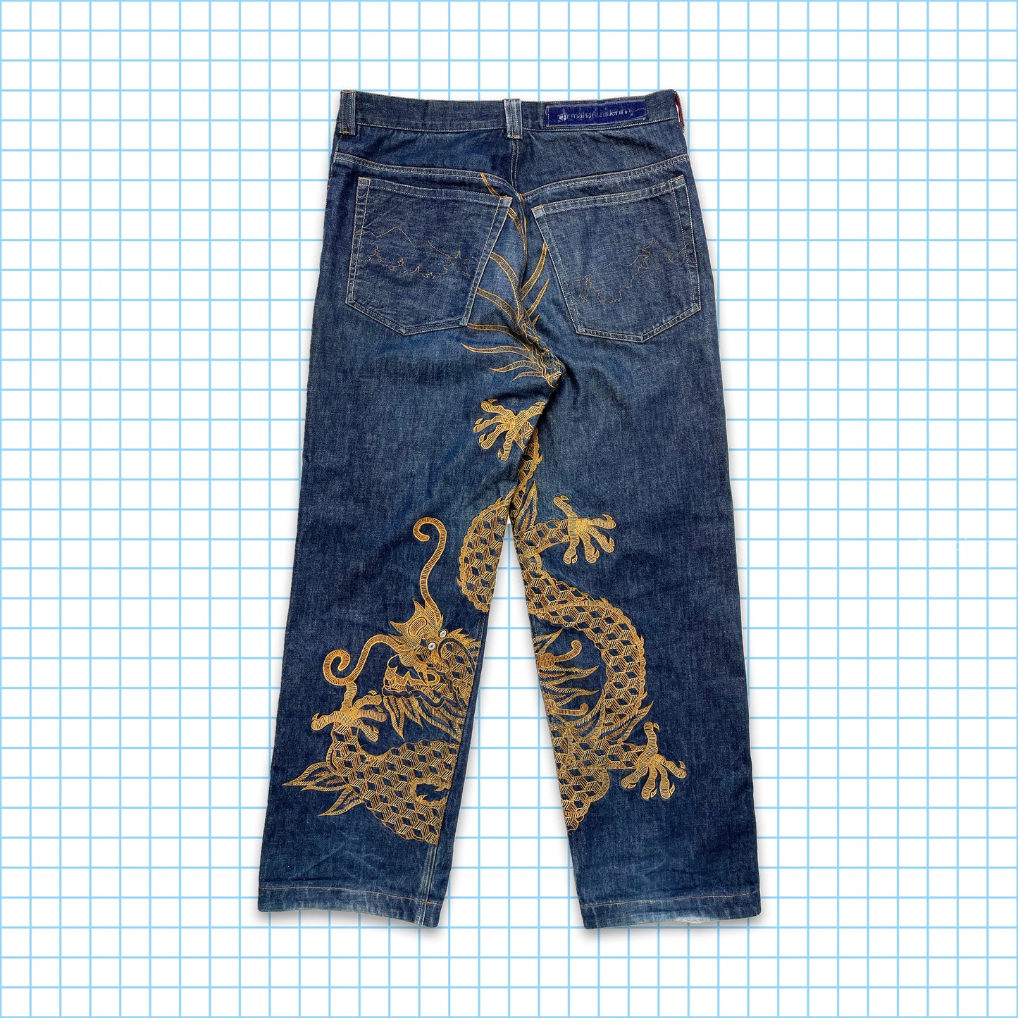 Vintage Maharishi Golden Dragon Heavy Denim - 34" / 36" Waist