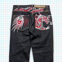 Load image into Gallery viewer, Vintage Maharishi Dragon Embroidered Selvedge Denim - 34&quot; Waist