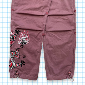 Maharishi Dusty Pink Dragon Embroidered Snopants - 28" - 32" Waist