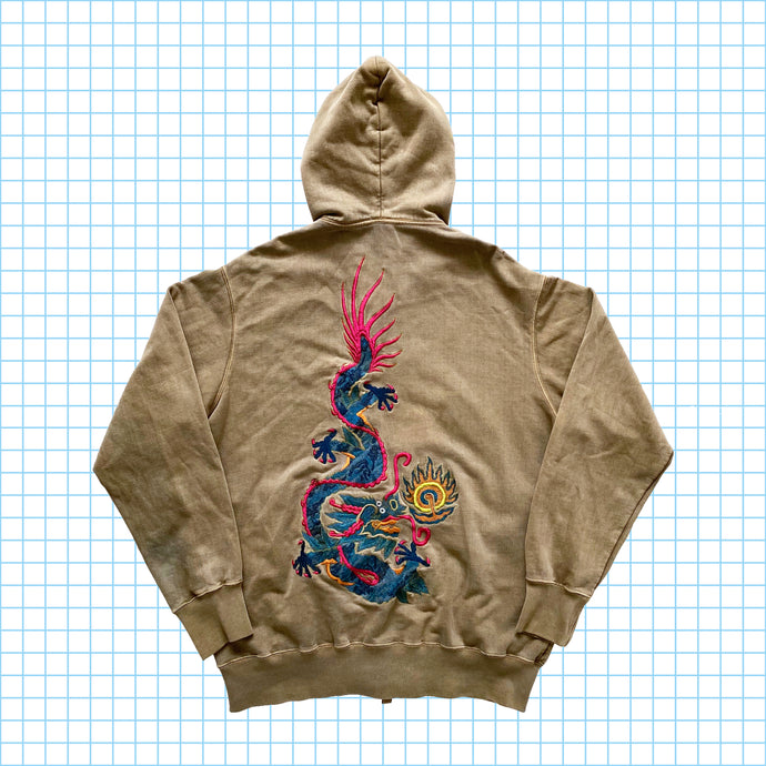 Maharishi Sunset Sweat à capuche brodé dragon multicolore - Extra Large