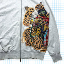 Load image into Gallery viewer, Maharishi Heavily Embroidered Samurai Zipped Hoodie - Medium