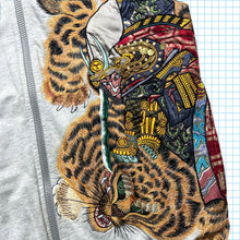Carica l&#39;immagine nel visualizzatore di Gallery, Maharishi Heavily Embroidered Samurai Zipped Hoodie - Medium