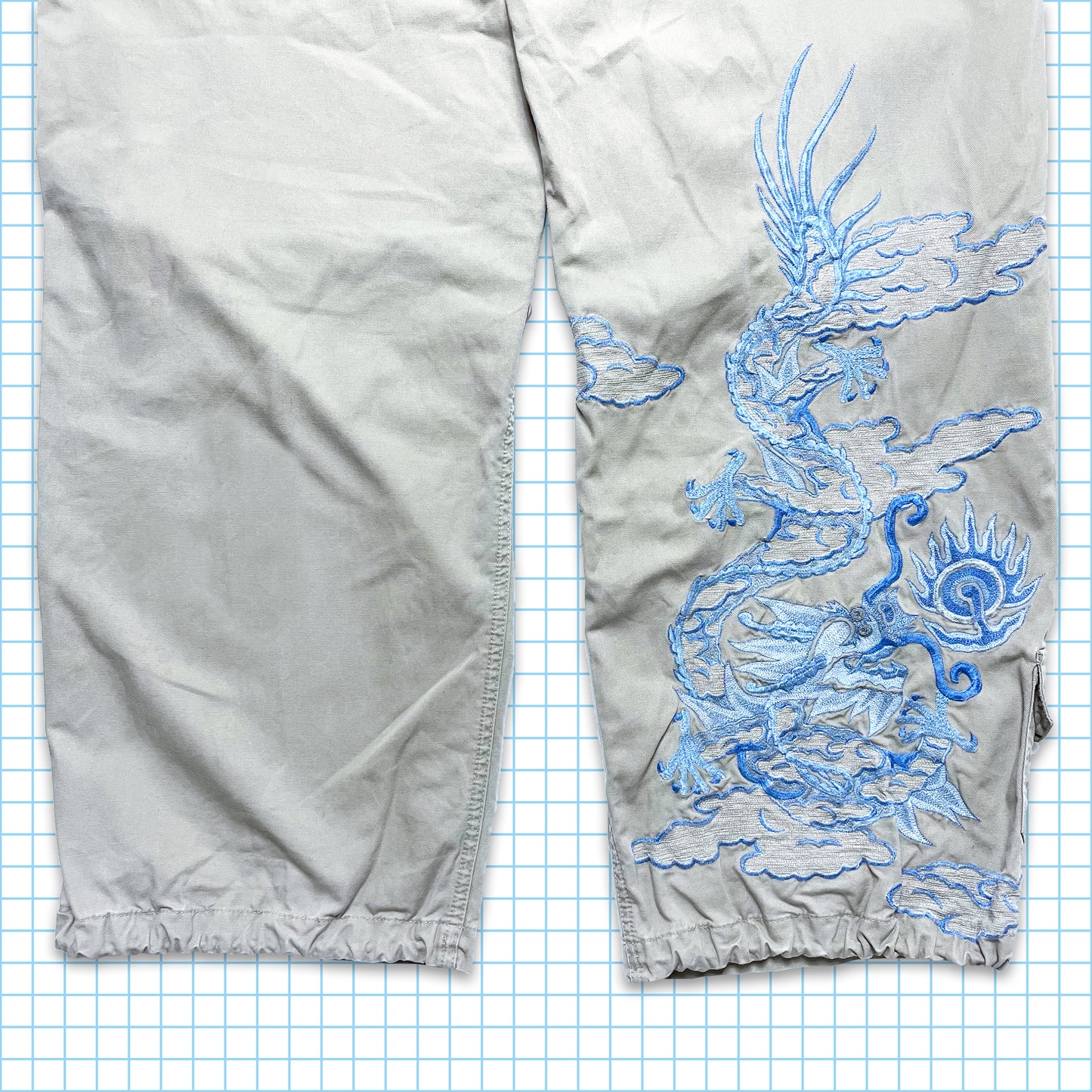Vintage Maharishi Sky Dragon Embroidered Snopants - Large