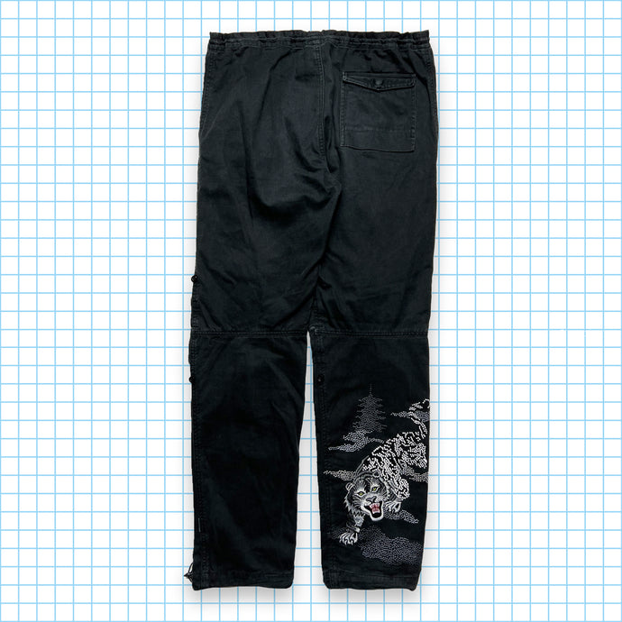 Maharishi White Tiger Embroidered Snopants - 28