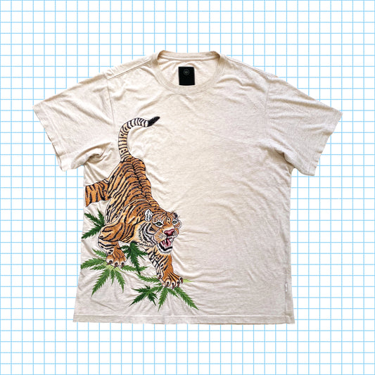 Tee-shirt brodé Tigre Maharishi - Moyen / Grand