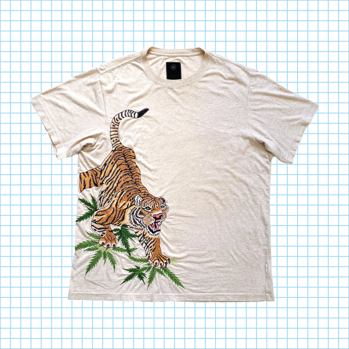 Maharishi Tiger Embroidered Tee - Medium / Large