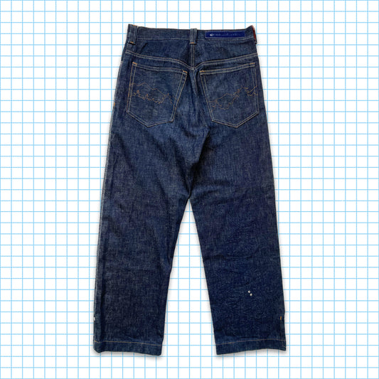 Vintage Maharishi Tonal Dragon Embroidered Selvedge Denim - 32" Waist
