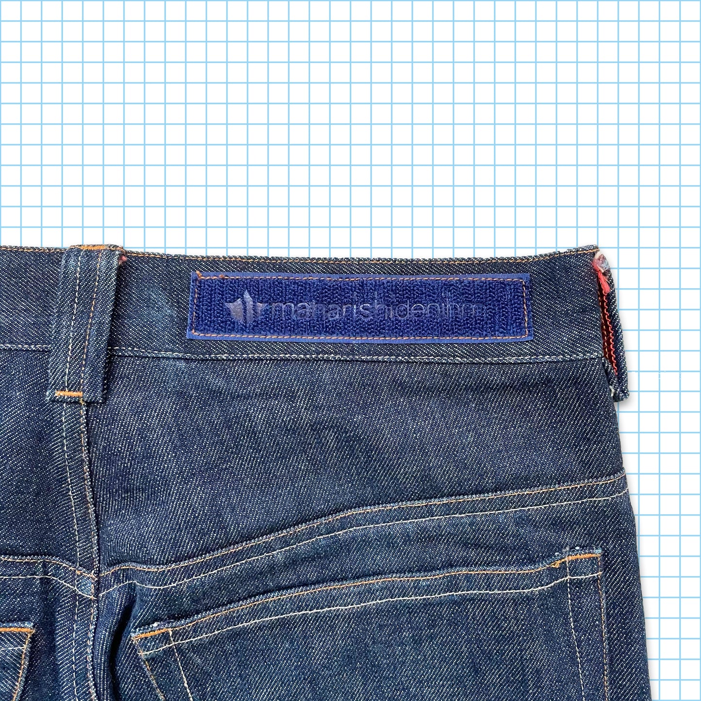 Vintage Maharishi Tonal Dragon Embroidered Selvedge Denim - 32" Waist