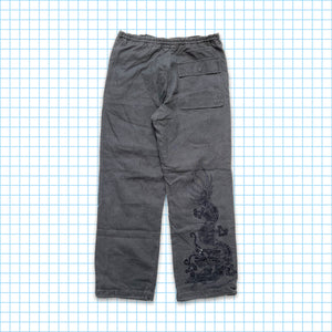 vintage Maharishi Gris Tonal Brodé Snopants - Petit