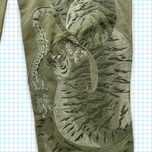 Load image into Gallery viewer, Maharishi Khaki Green Tonal Embroidered Sweatpants - 34” - 38” Waist