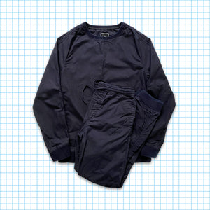 Maharishi Midnight Navy Heavy Brushed Cotton Tracksuit - Small