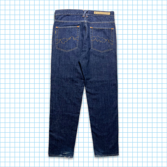 vintage Maharishi Brodé Selvedge Denim - Taille 34 »