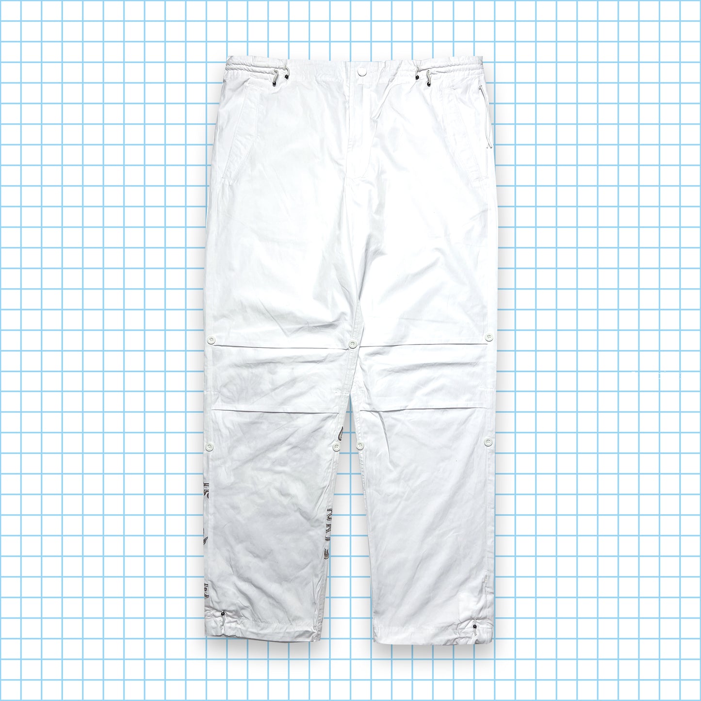 Maharishi Pearl Dragon White Embroidered Snopants SS21' - 32" - 38" Waist
