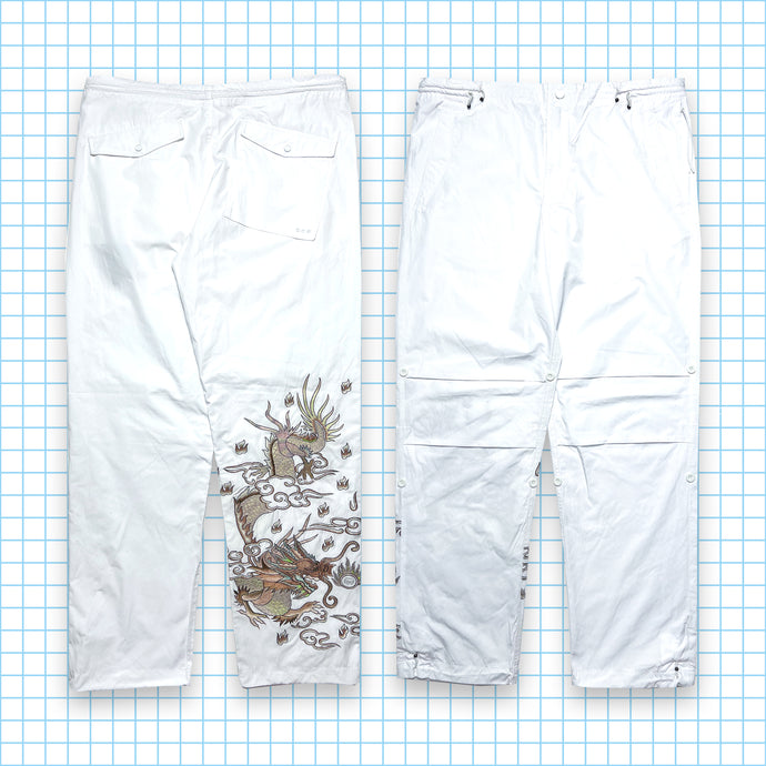 Maharishi Pearl Dragon White Embroidered Snopants SS21' - 32