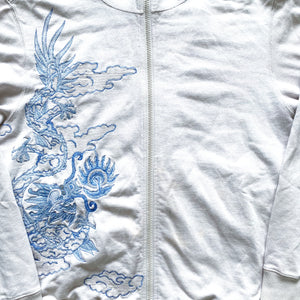 Maharishi Sky Dragon Embroidered Hoodie - Extra Large