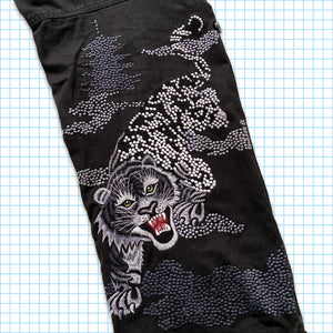 Maharishi White Tiger Embroidered Tactical Snopants - Small