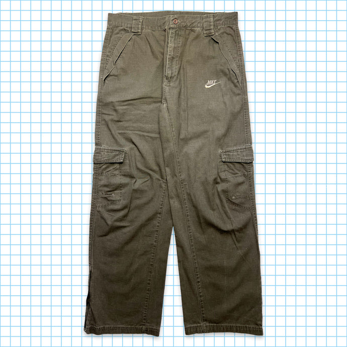 Pantalon cargo Nike délavé gris/marron - Taille 34