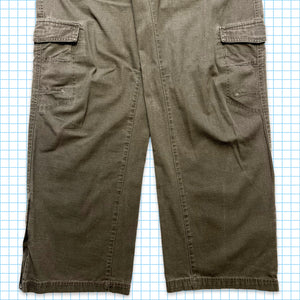 Pantalon cargo Nike délavé gris/marron - Taille 34"/36"