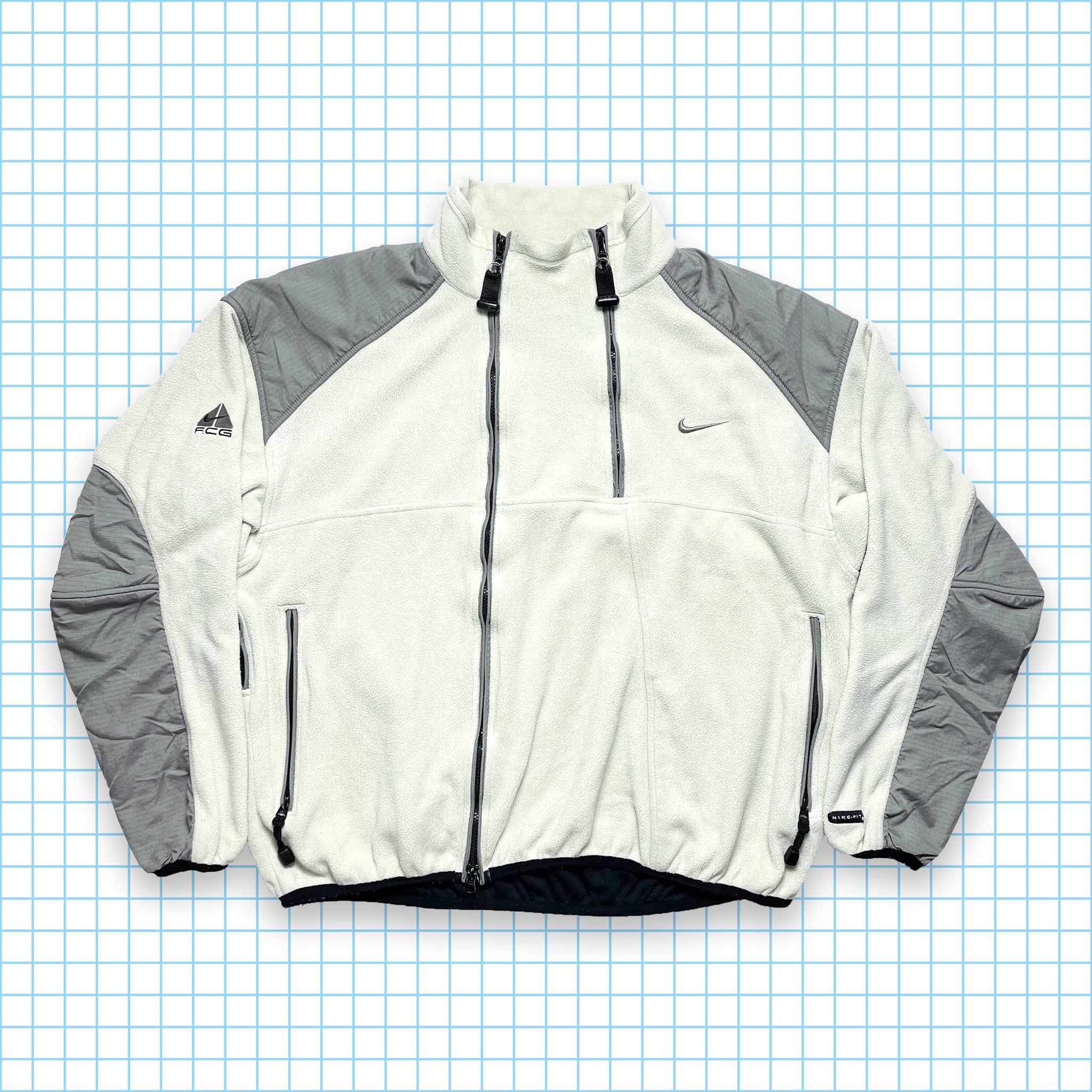 Nike ACG Polartec Double Zip Fleece Holiday '   Extra Large