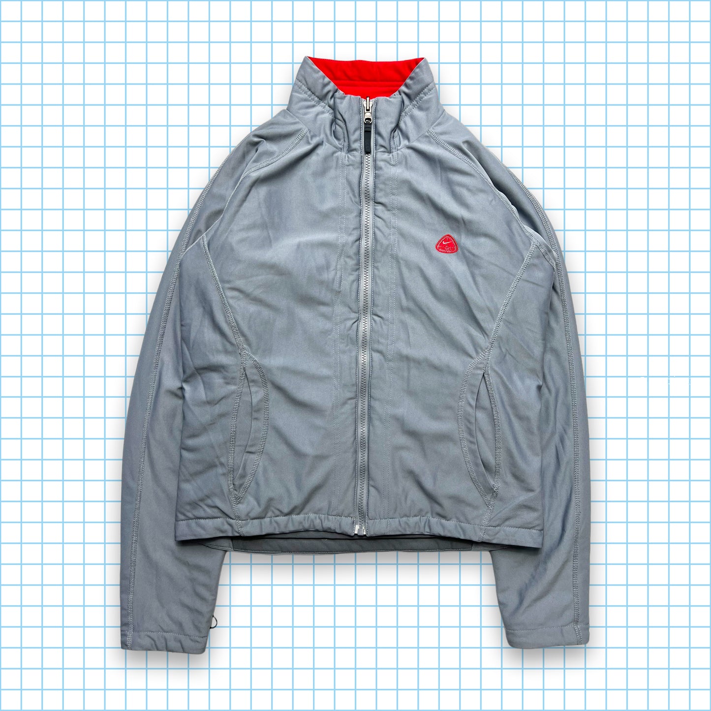 Nike ACG Red/Black Taped 2in1 Technical Jacket - Medium