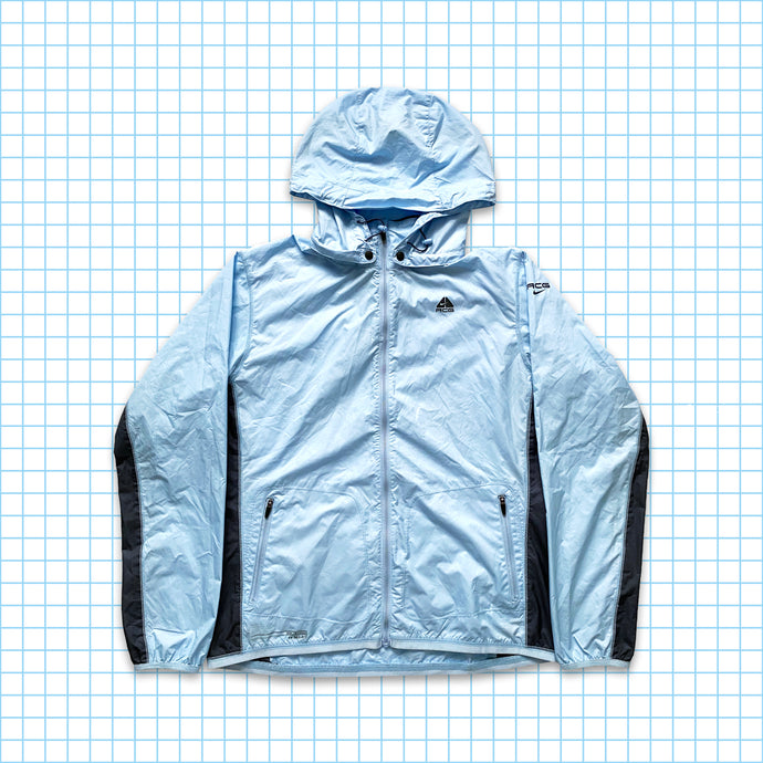 vintage Nike ACG Baby Blue Coque extérieure résistante à l’eau - Petite