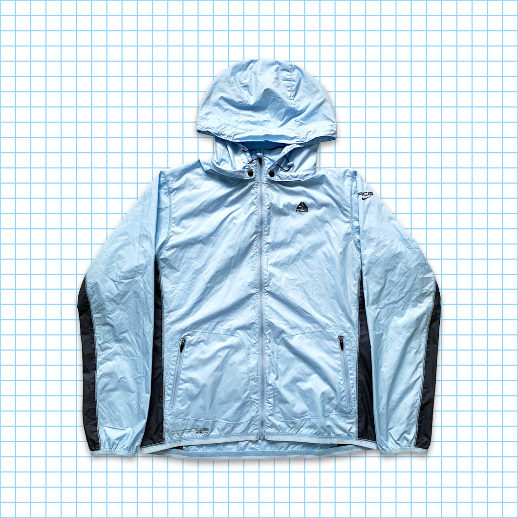 Vintage Nike ACG Baby Blue Water Resistant Outer Shell - Small