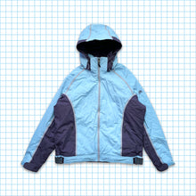 Charger l&#39;image dans la galerie, vintage Nike ACG Outer Taper Sky Blue/Navy 3 Couche Veste rembourrée - Moyenne / Grande