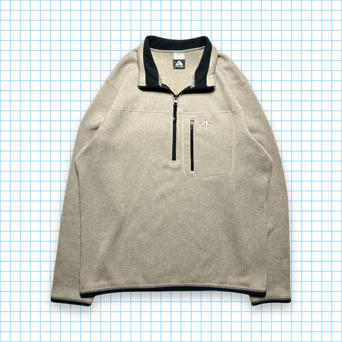 Nike ACG Off White Tonal Quarter Zip - Grand / Très Grand